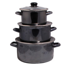 18/20 / 22cm Eco-Friendly utensílios de cozinha Esmalte Cookware Set Sauce Pan